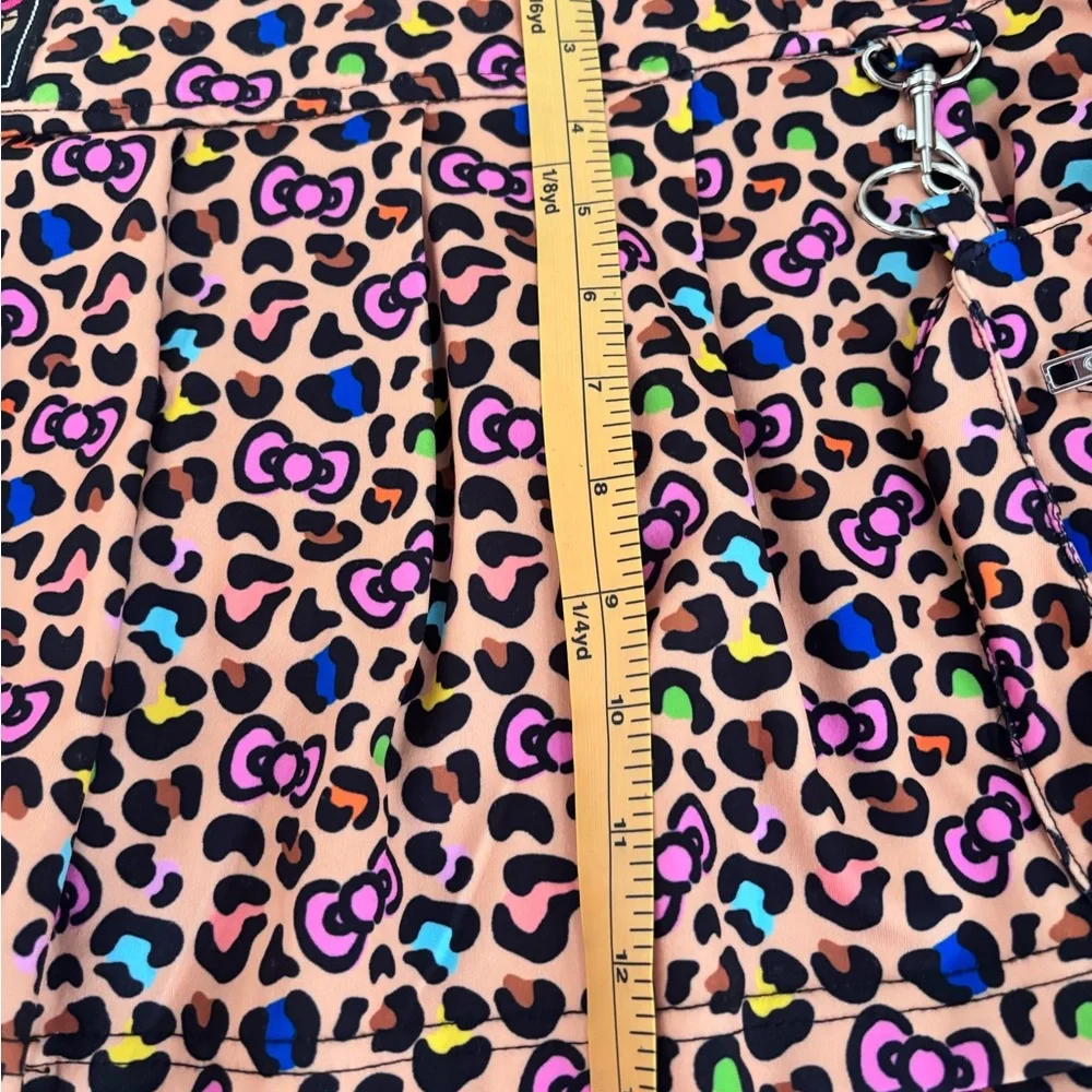 Hello Kitty leopard print micro mini skirt - Picture 3 of 6